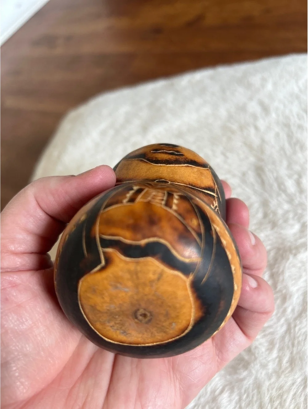 Handcrafted Wooden Matryoshka Doll Figurine
